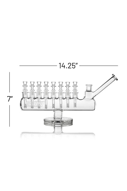 GRAV CLEAR MENORAH
