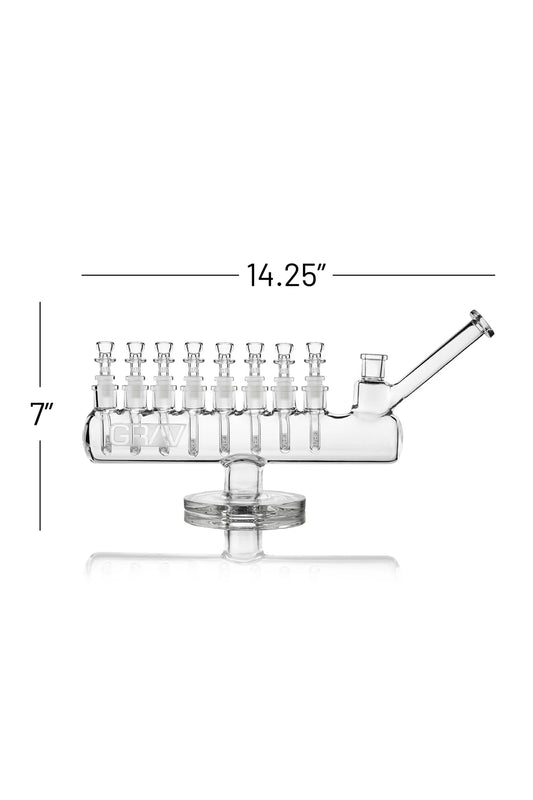 GRAV CLEAR MENORAH