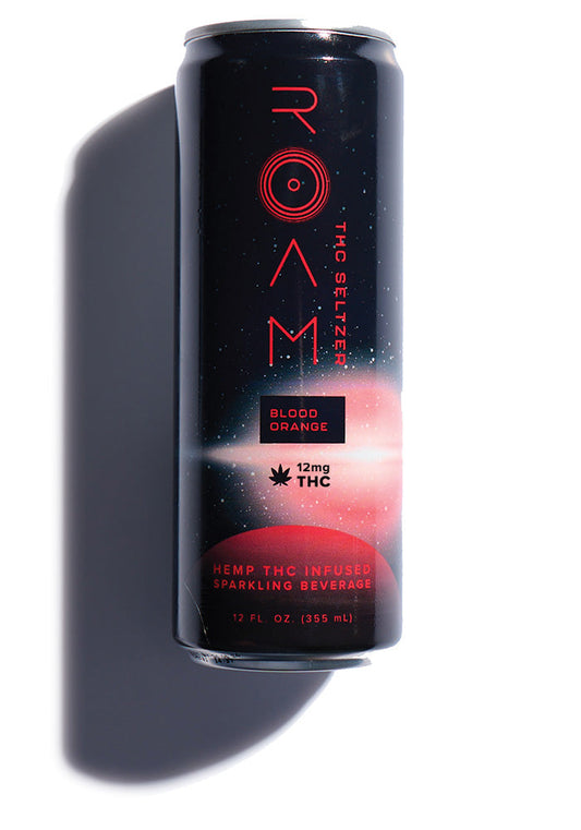 ROAM-THC SELTZER DRINK 12oz 4PK 24COUNT/ CASE