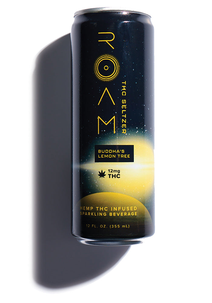 ROAM-THC SELTZER DRINK 12oz 4PK 24COUNT/ CASE