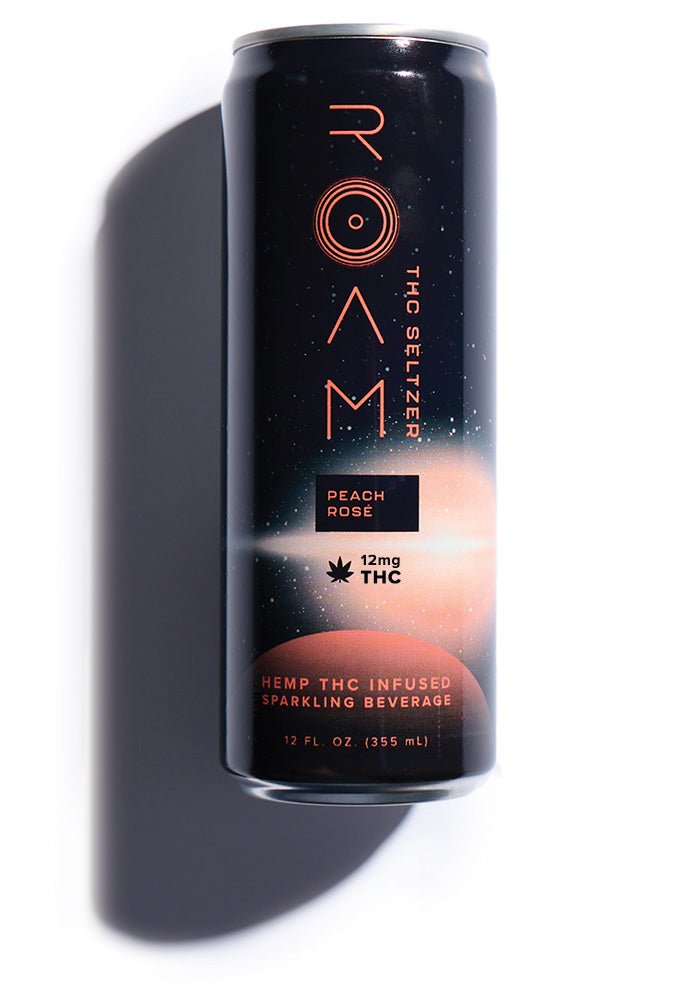 ROAM-THC SELTZER DRINK 12oz 4PK 24COUNT/ CASE