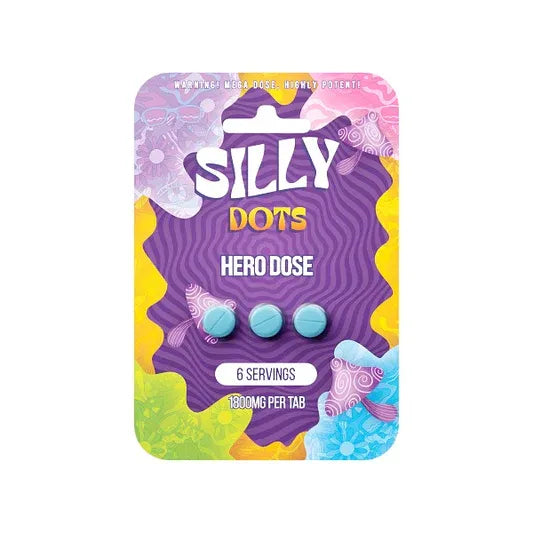 SILLY DOTS HERO DOSE 1800MG PER TABLET 3PK 10CT/ BOX