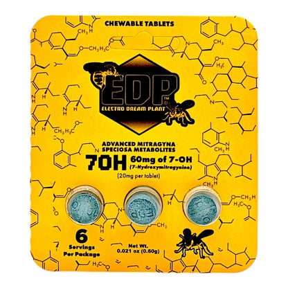EDP 7OH HYDROXY ADVANCED MITRAGYNA 60MG CHEWABLE TABLETS 3PK 12CT/ BOX