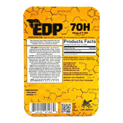 EDP 7OH HYDROXY ADVANCED MITRAGYNA 60MG CHEWABLE TABLETS 3PK 12CT/ BOX