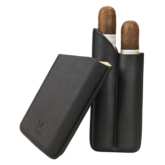 LOTUS 70 RING GAUGE 2-STICK CIGAR CASE (6.85'' X 3'')