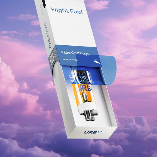 URB FLIGHT FUEL RELAX INDICA D8 THCP LIVE RESIN- 2G CART - 6 PACK