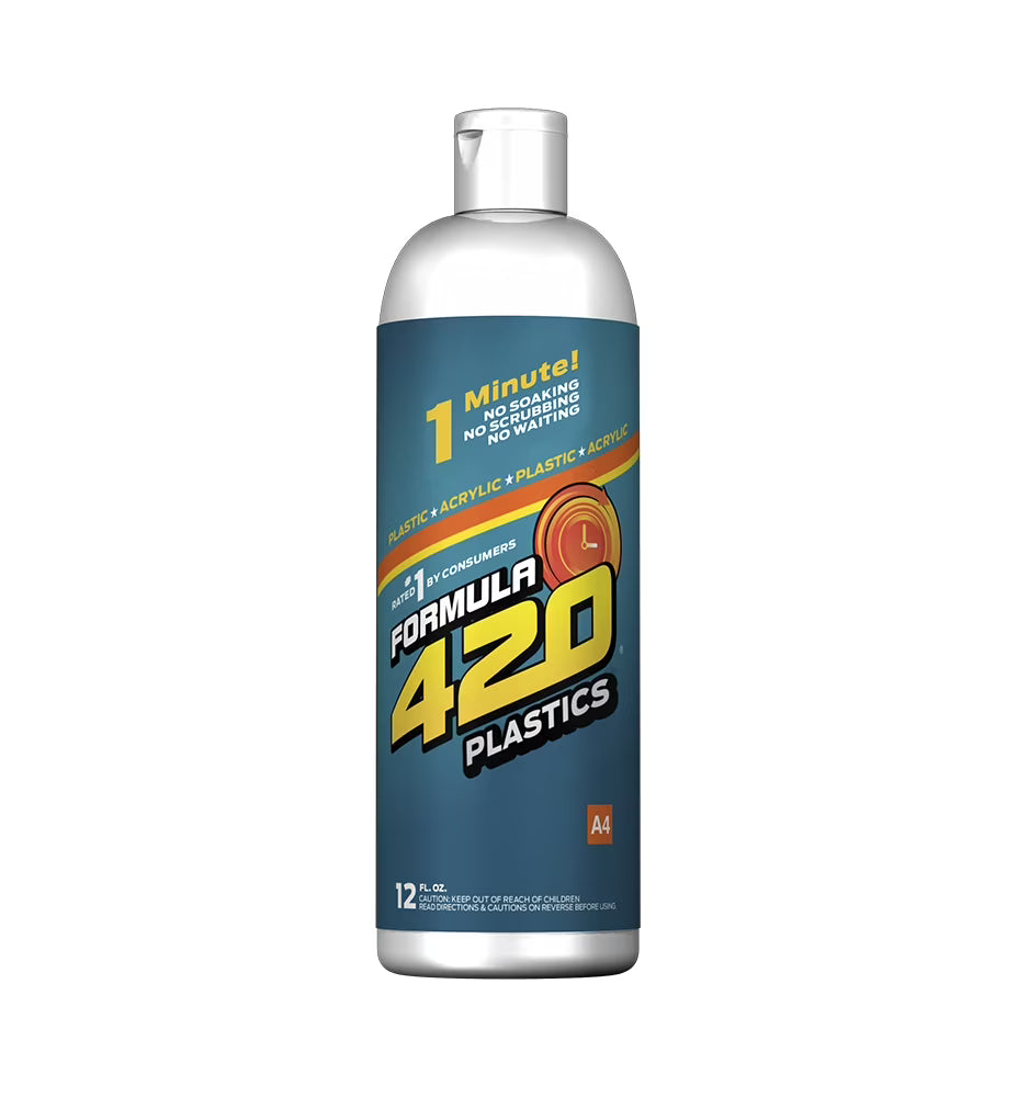 FORMULA 420 - PLASTIC ACRYLIC SILICON CLEANER (A4) 12FL.OZ