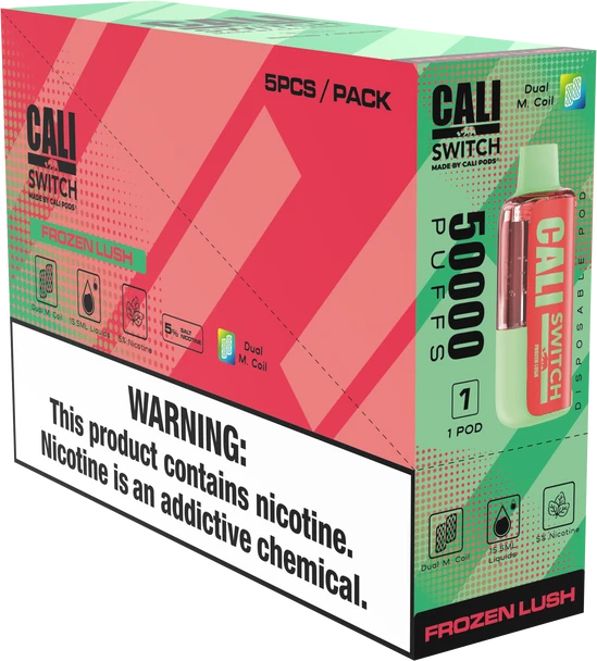 CALI - SWITCH POD 5% 50K PUFFS |5PACK/BOX|