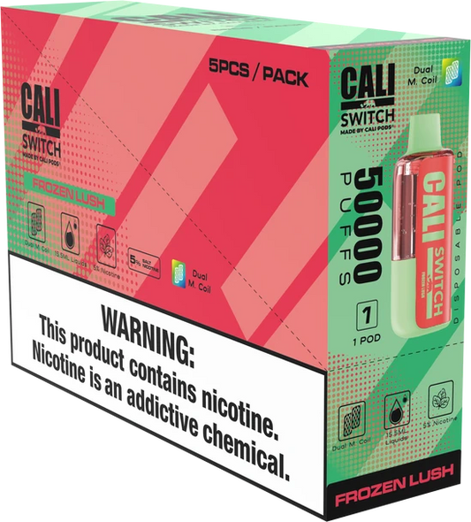 CALI - SWITCH POD 5% 50K PUFFS |5PACK/BOX|