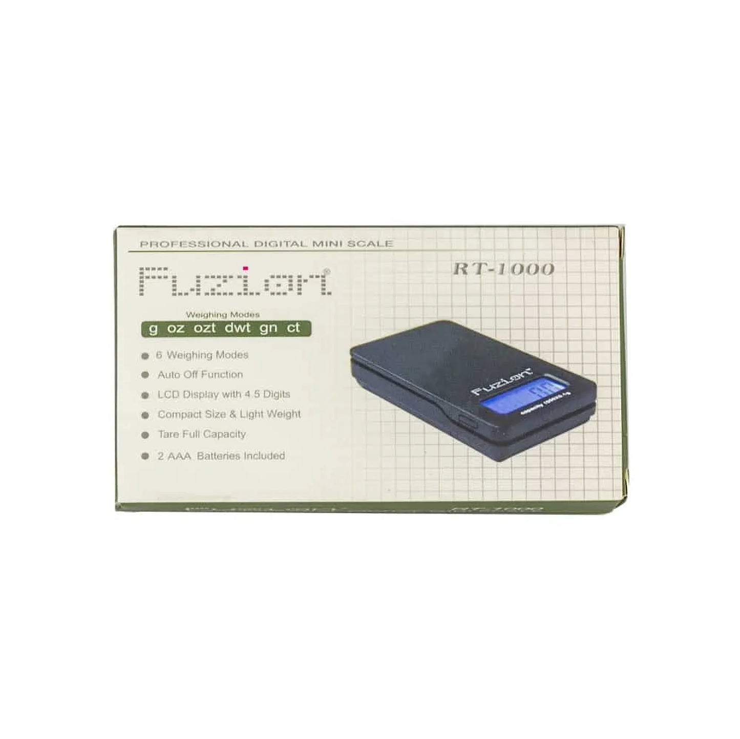 FUZION - RT - 1000G X 0.1G  PROFESSIONAL DIGITAL MINI SCALE
