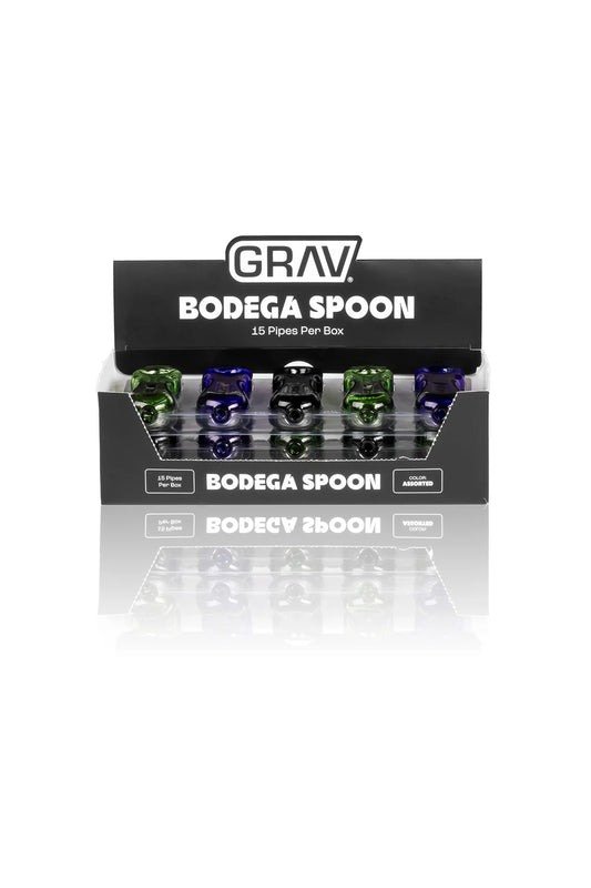 GRAV - BODEGA SPOON - ASSORTED COLORS POP DISPLAY - 15PACK / BOX