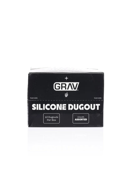 GRAV - SILICONE DUGOUT POP DISPLAY ASSORTED COLORS - 12PACK
