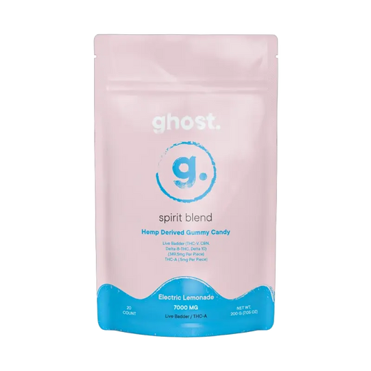 GHOST - SPIRIT BLEND LIVE BADDER + THC-A 7000MG GUMMIES 20PK 5CT/ BOX