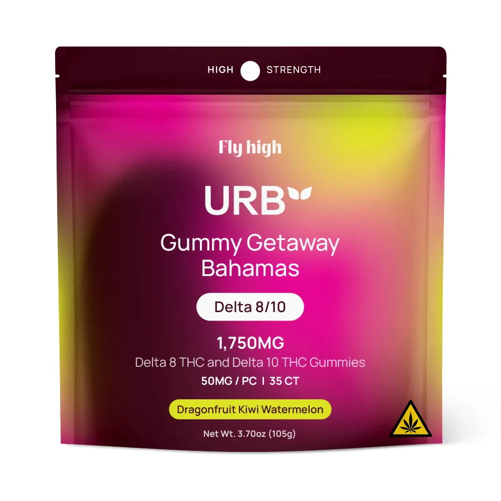 URB - GUMMY GETAWAY BAHAMAS |DELTA8THC|DELTA10THC| 1750MG - 6PACK