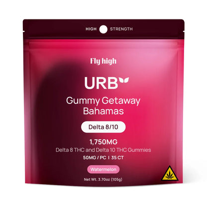 URB - GUMMY GETAWAY BAHAMAS |DELTA8THC|DELTA10THC| 1750MG - 6PACK