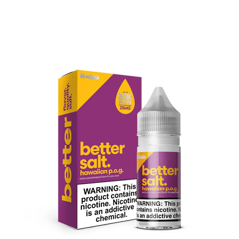 VAPETASIA - BETTER SALT E LIQUID 30ML BOTTLE