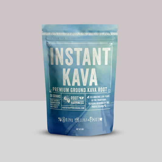 ROOT OF HAPPINES - INSTANT KAVA PREMIUM GROUND KAVA ROOT - 50GRAM BAG