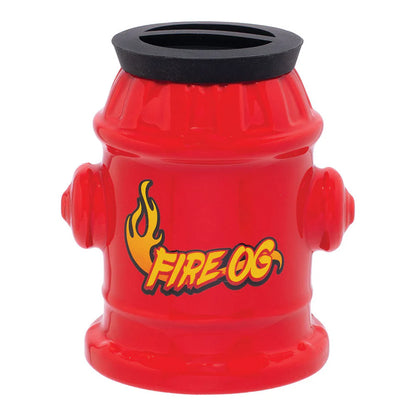 FUJIMA FIREVHYDRANT CERAMIC STASH JAR 5"
