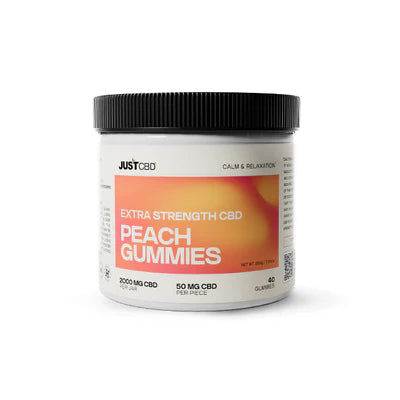 JUST CBD - CALM+RELAXATION 50MG PER GUMMIES - 40GUMMIES/JAR