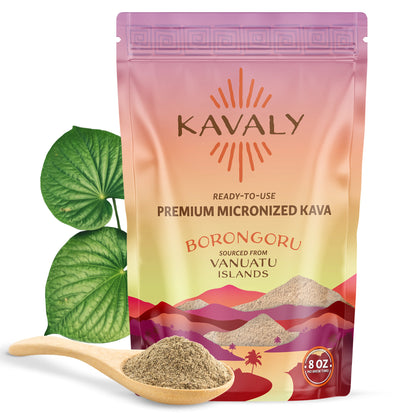KAVALY - PREMIUM MICRONIZED KAVA POWDER - BORONGURU