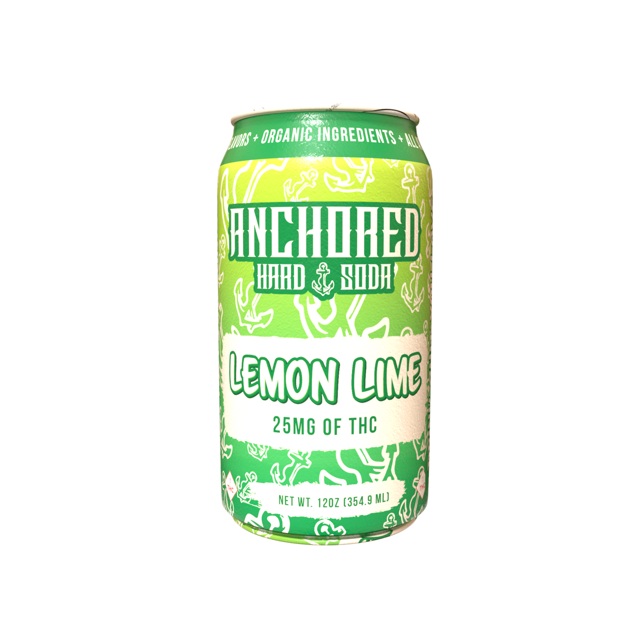 ANCHORED - D9 HARD SODA - 25MG THC 4PACK