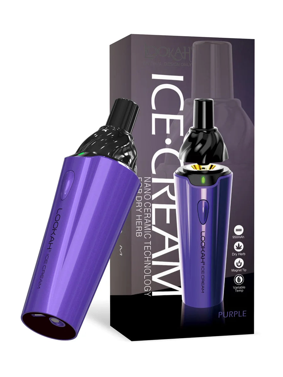 LOOKAH - ICE CREAM NANO CERAMIC TECH DRY HERB VAPORIZER