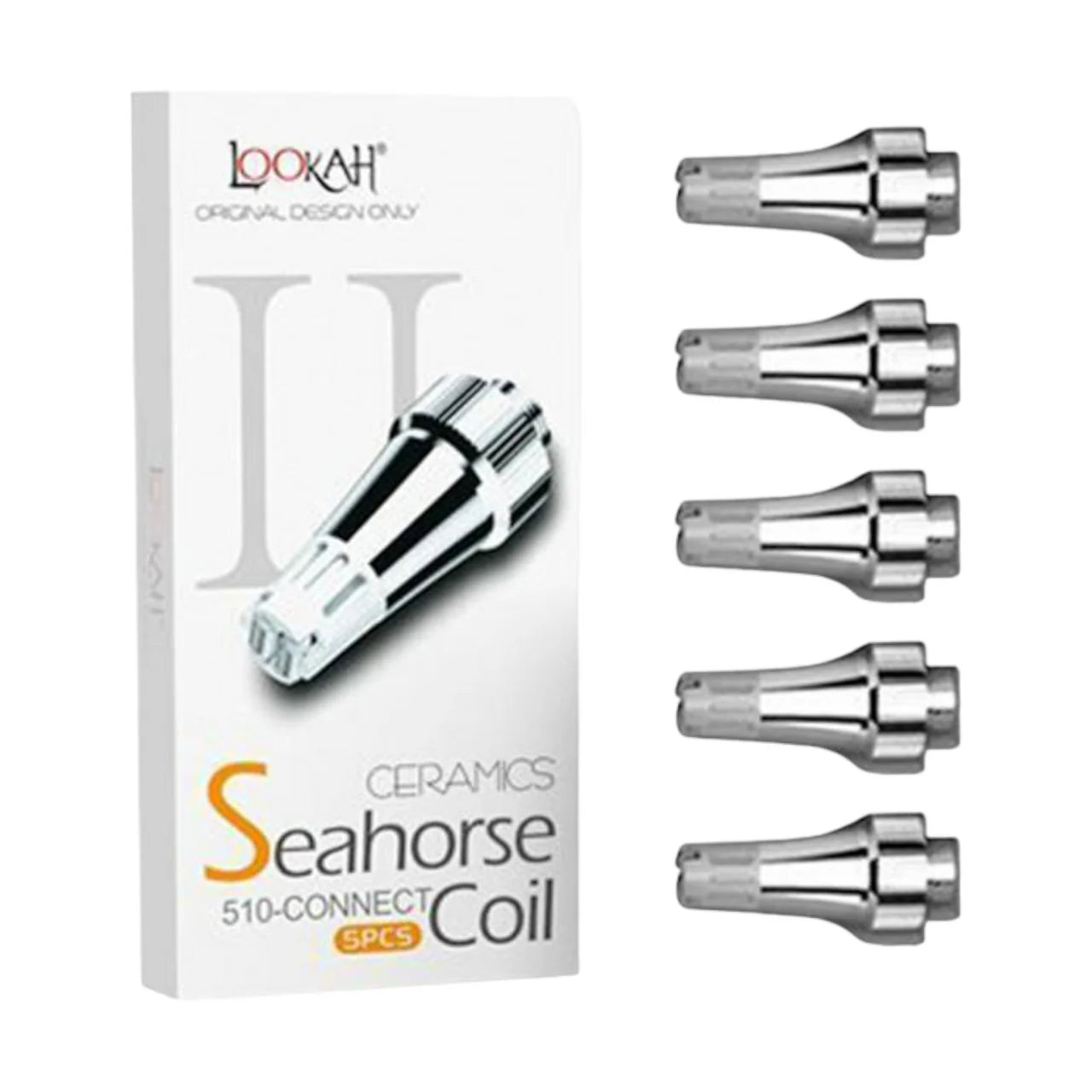 LOOKAH - CERAMIC SEAHORSE 510-CONNECT COIL 5PACK