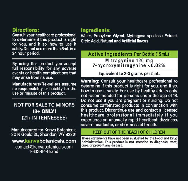 BOTANICALS - KANVA FOCUS + FLOW KAVA AND KRATOM 12COUNT / BOX