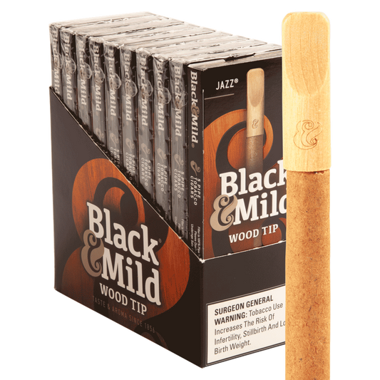 BLACK & MILD JAZZ - WOOD TIP / 10PACK/5COUNT