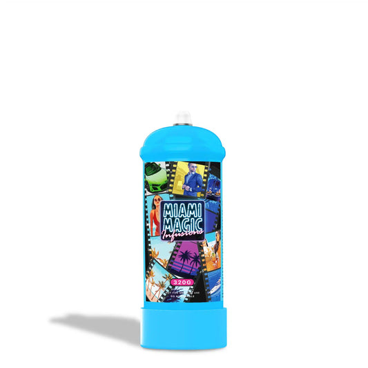 MIAMI MAGIC BY INFUSION N2O NEW 320G (0.52L) CYLINDER CHARGER 6CT/ BOX