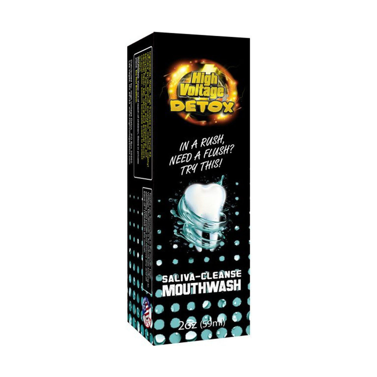 HIGH VOLTAGE DETOX - SALIVA CLEANSE MOUTHWASH - 2oZ(59ML)