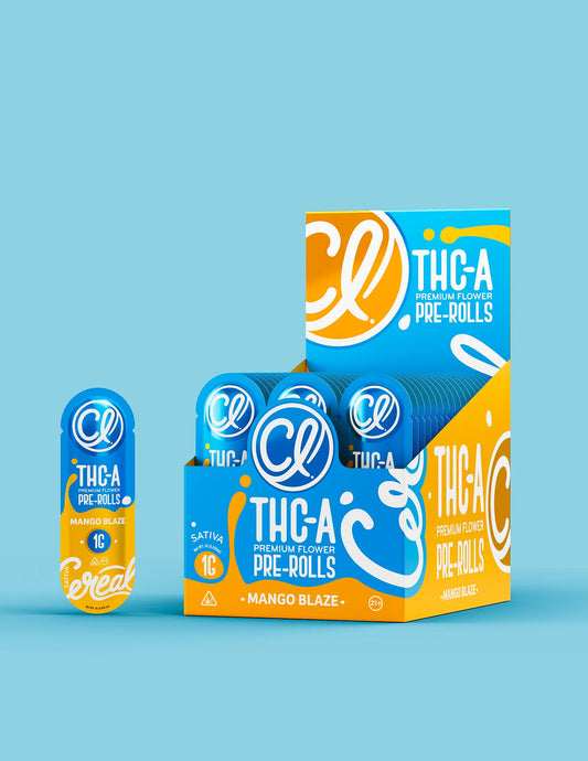 CEREAL LAB - 1G THCA  PRE-ROLLS  – 50 COUNT DISPLAY / BOX