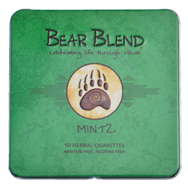 BEAR BLEND - MINTZ  HERBAL CIGARETTES - 10PACK/TIN