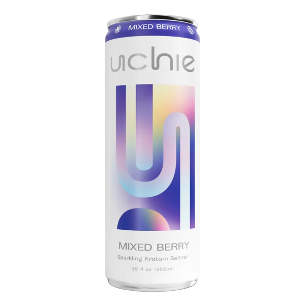 UCHIE - SPARKLING | KRATOM | SELTZER  PACK 12COUNT / CASE
