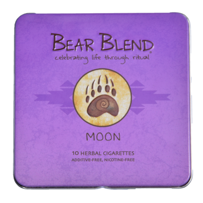 BEAR BLEND - MOON HERBAL CIGARETTES - 10PACK/TIN