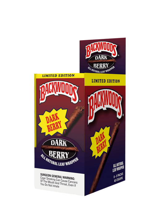 BACKWOOD -  DARK BERRY  LIMITED EDITION CIGARS - 8 Packs of 5