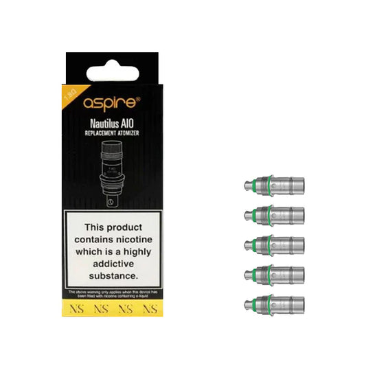 ASPIRE - NAUTILUS AIO REPLACEMENT ATOMIZER - 5PACK