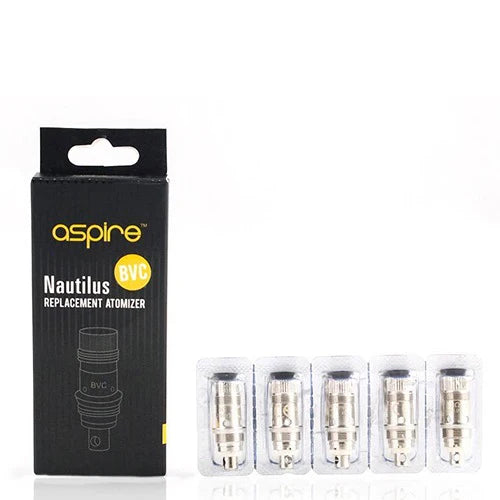 ASPIRE - NAUTILUS BVC REPLACEMENT ATOMIZER - 5PACK