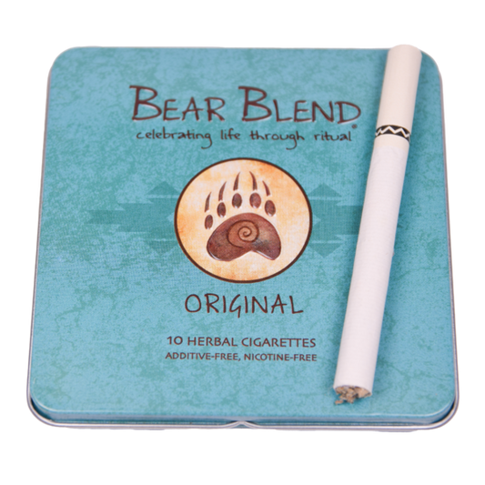 BEAR BLEND - ORIGINAL  HERBAL CIGARETTES - 10PACK/TIN
