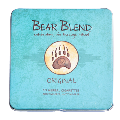 BEAR BLEND - ORIGINAL  HERBAL CIGARETTES - 10PACK/TIN