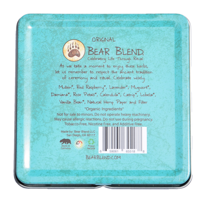 BEAR BLEND - ORIGINAL  HERBAL CIGARETTES - 10PACK/TIN