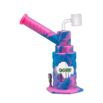 OOZE - MOJO SELICONE GLASS WATER PIPE & NECTAR COLLECTOR