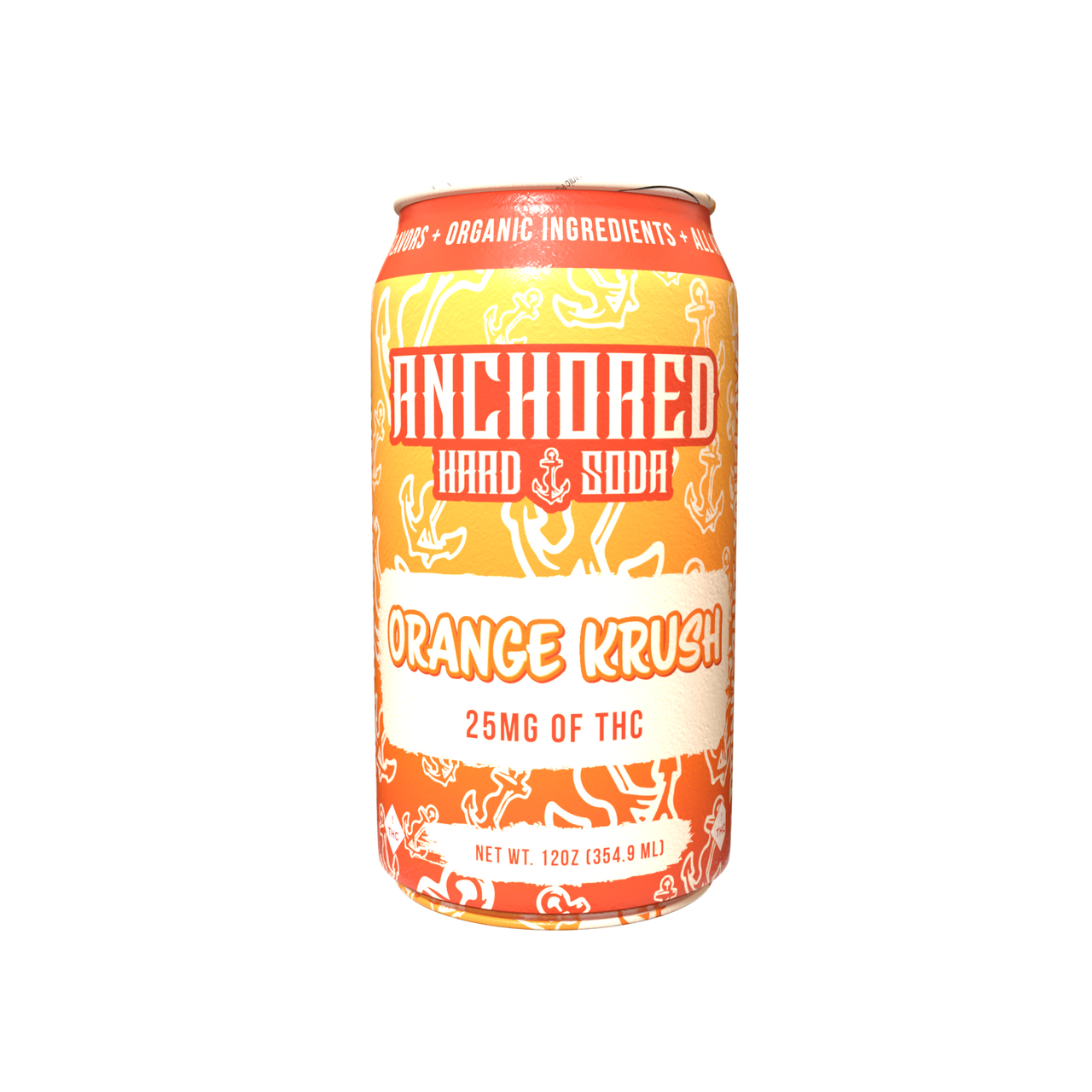 ANCHORED - D9 HARD SODA - 25MG THC 4PACK