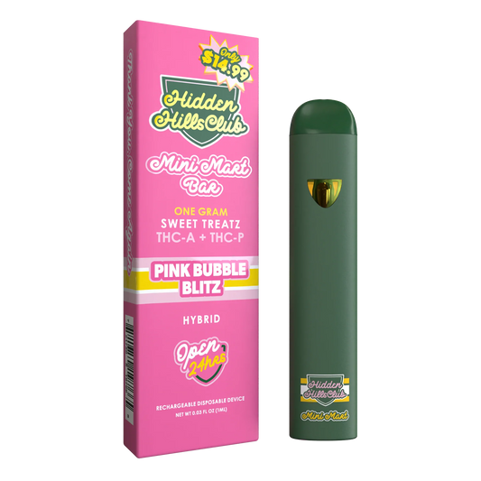 HIDDEN HILLS MINI MART SWEET TREATZ THCA + THCP 1GM DISPO 5CT/ BOX