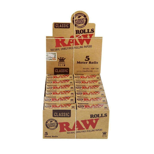 RAW ROLLS KING SIZE SLIM 24COUNT / BOX