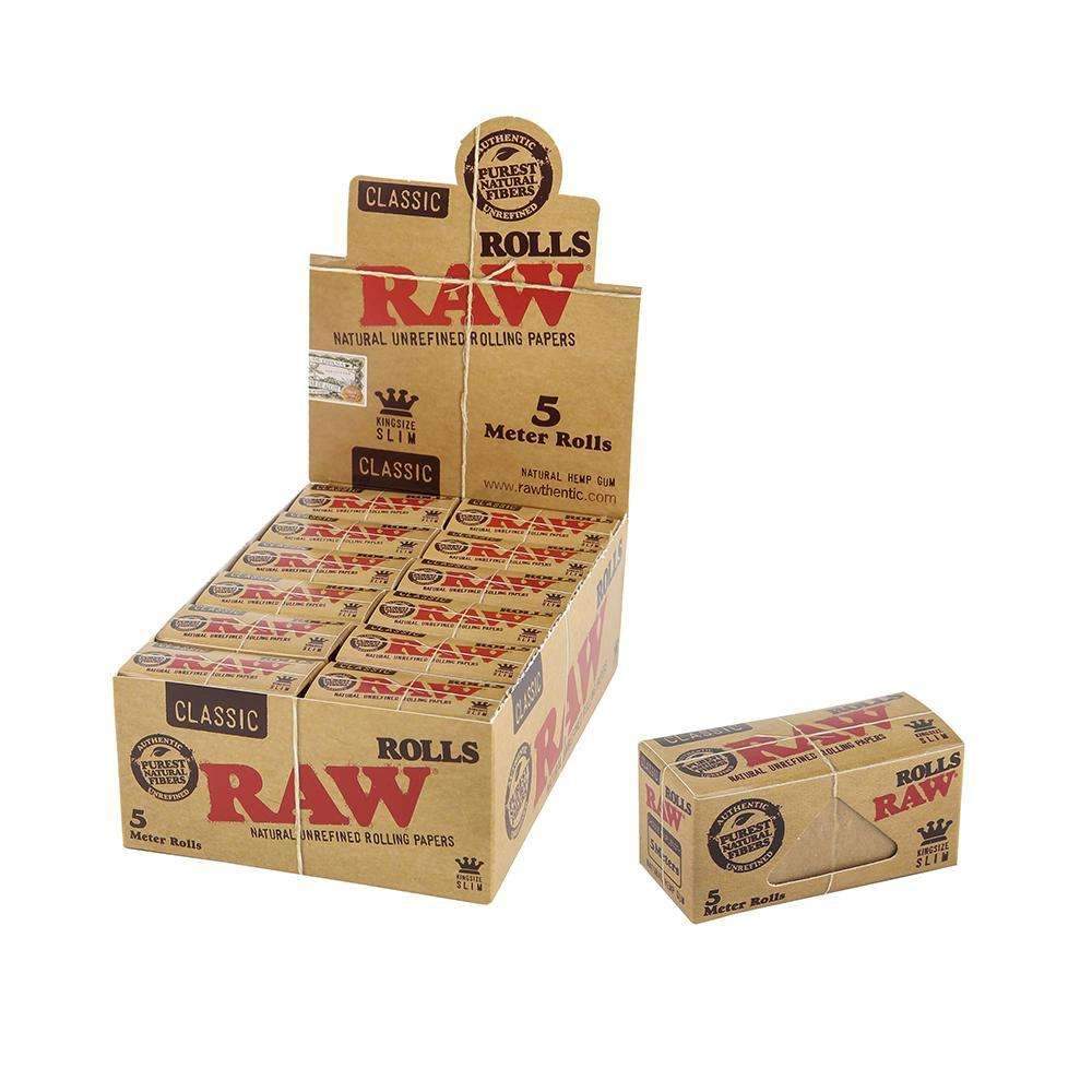 RAW ROLLS KING SIZE SLIM 24COUNT / BOX