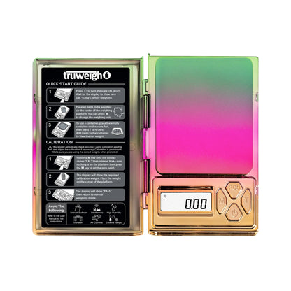 TRUWEIGH - SHINE 100G X 0.01G DIGITAL MINI SCALE WITH CHROME FINISH