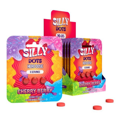 SILLY DOTS HERO DOSE 1800MG PER TABLET 3PK 10CT/ BOX