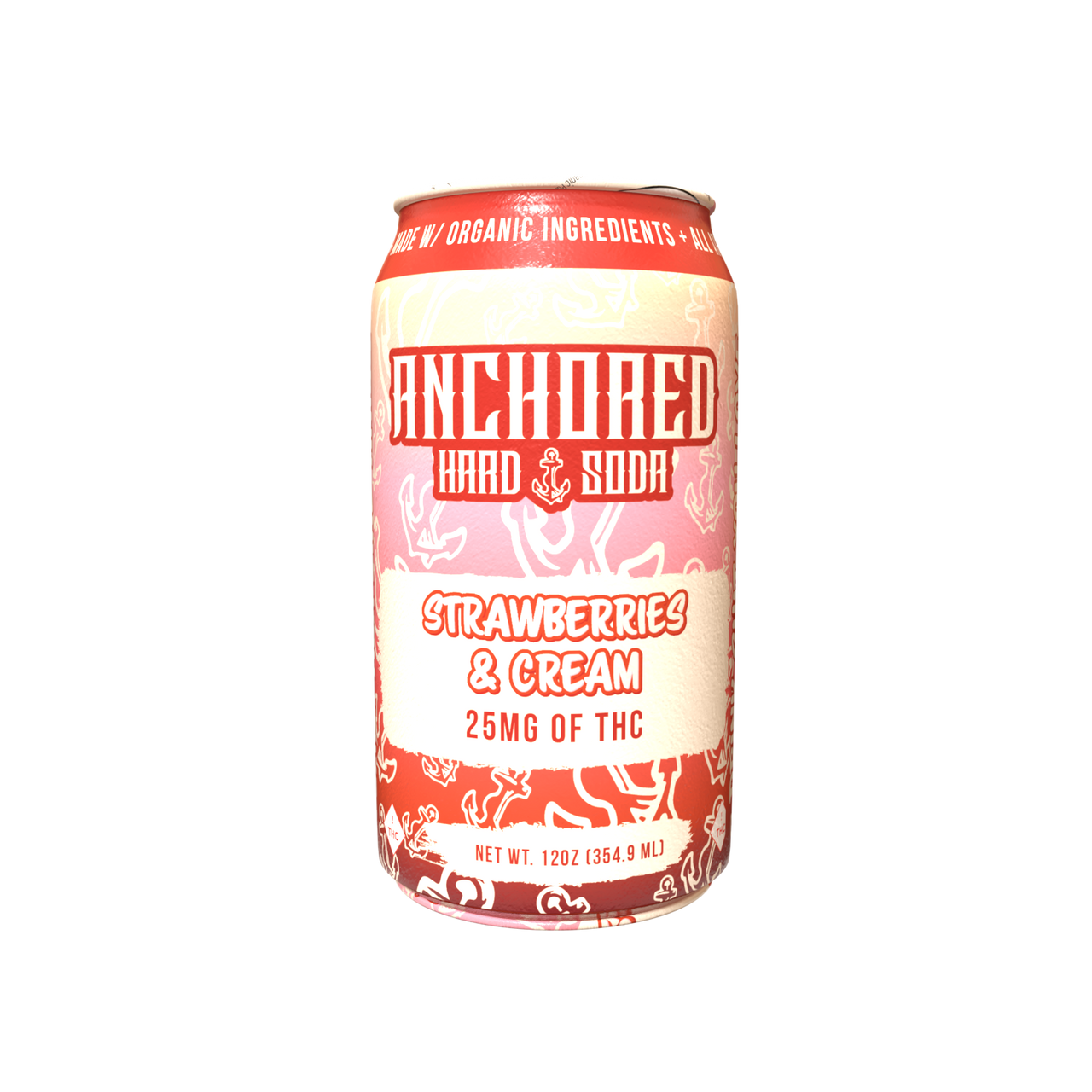 ANCHORED - D9 HARD SODA - 25MG THC 4PACK