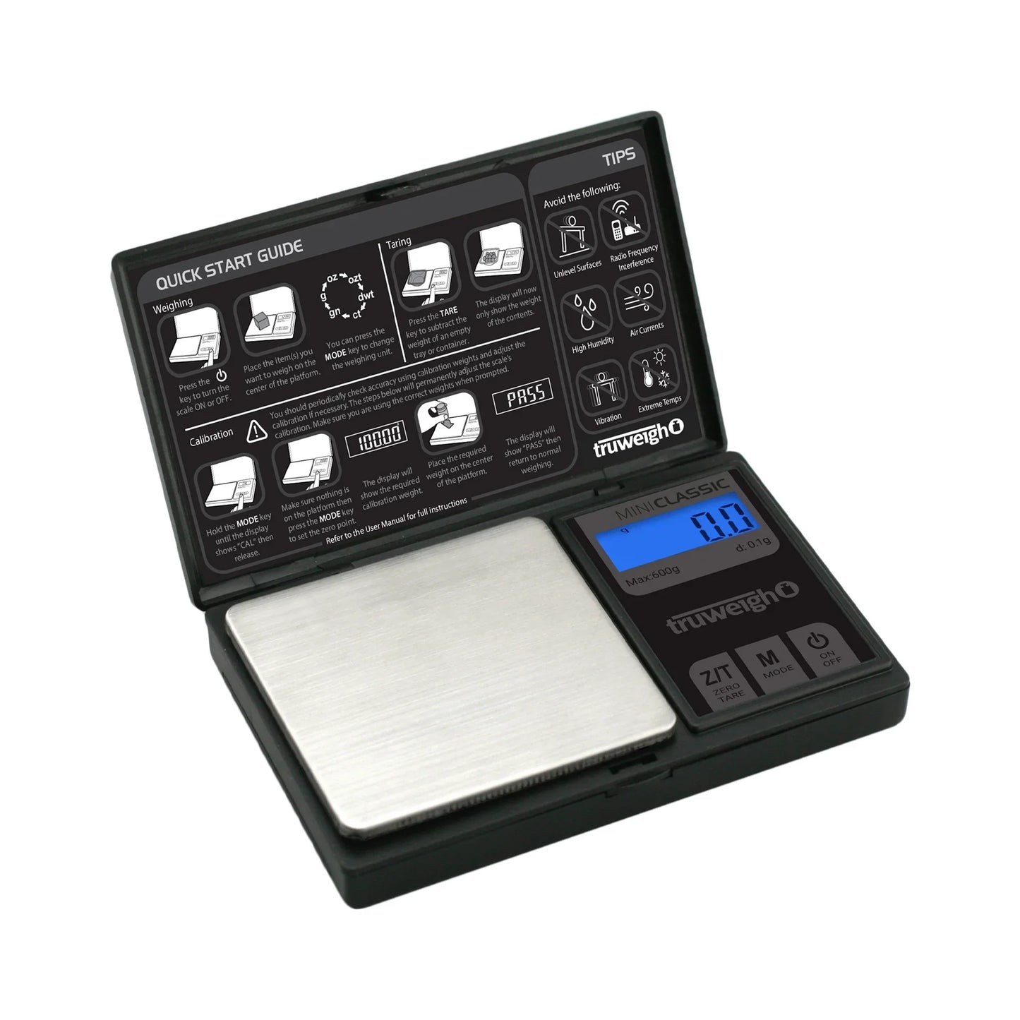 TRUWEIGH - CLASSIC MINI 600G X 0.1G DIGITAL SCALE
